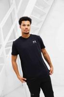 Under Armour Embroidered Heavyweight T-Shirt Heren Zwart - Maat M - Kleur: Zwart | Soccerfanshop