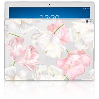 Lenovo Tab P10 Siliconen Hoesje Lovely Flowers - thumbnail