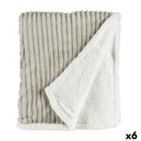 Deken Gift Decor Wit Grijs 200 x 150 x 1,5 cm (6 Stuks)