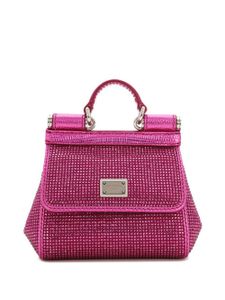 Dolce & Gabbana mini sac cabas Sicily à ornements - Rose