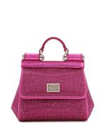 Dolce & Gabbana mini sac cabas Sicily à ornements - Rose - thumbnail