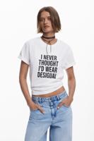 T-shirt "I NEVER THOUGHT" - WHITE - XL