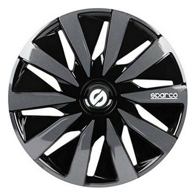 Wieldop Sparco Lazio Zwart/Gris 14" (4 uds)