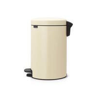 Brabantia newIcon pedaalemmer 12 liter met kunststof binnenemmer - Almond - thumbnail