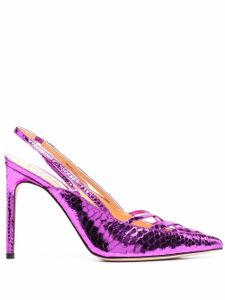 Giannico escarpins pointus à talons 110 mm - Violet