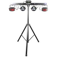 CHAUVET DJ GigBAR 2 Geschikt voor gebruik binnen Disco-laserprojector & stroboscoop Zwart, Metallic, Rood - thumbnail