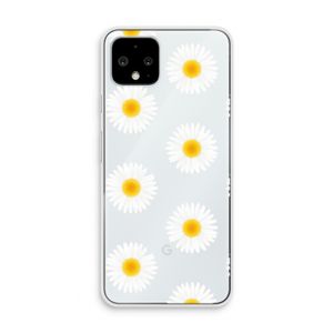 Margrietjes: Pixel 4 Transparant Hoesje