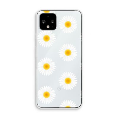 Margrietjes: Pixel 4 Transparant Hoesje