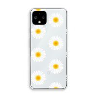 Margrietjes: Pixel 4 Transparant Hoesje