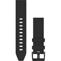 QuickFit 22 horlogebandje - Zwart leer Horlogeband