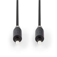 Nedis CABW25000AT10 Optische Audiokabel Toslink Male - Toslink Male 1,0 M Antraciet