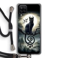 Moonlight Companions: Samsung Galaxy A12 Transparant Hoesje met koord