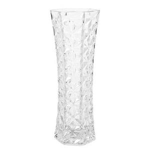 Gerimport Vaas - met patroon - glas - 11 x 29 cm