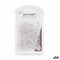 Punaises Transparant Metaal Plastic (24 Stuks)