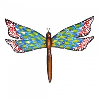 Libelle blauw h39cm