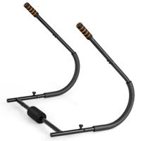 Fitnesstrainer voor AB Opvouwbare Buikmachine met Gevoerde Hoofd-/Neksteun Sit-Up Trainingshulpmiddel Buiktrainer Trainingstrainer-Zwart