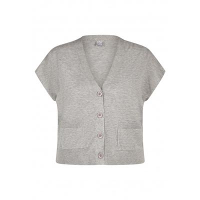 Rabe - Grijs | Dames | Vest | Grijs | 46 | regular | Kamst mode