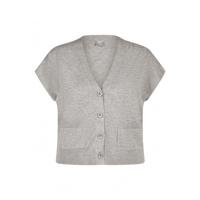 Rabe - Grijs | Dames | Vest | Grijs | 46 | regular | Kamst mode