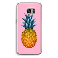 Grote ananas: Samsung Galaxy S7 Edge Transparant Hoesje - thumbnail