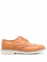 Brunello Cucinelli derbies à détails de perforations - Marron
