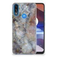 Motorola Moto E7/E7i Power | TPU | Siliconen hoesje | Marmer Grijs Motorola Moto E7/E7i Power | TPU | Siliconen hoesje | Marmer Grijs