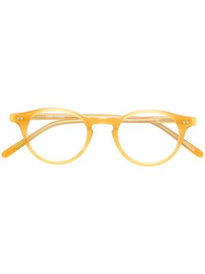 Epos lunettes à monture ronde - Jaune