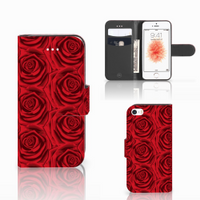 Apple iPhone 5 | 5s | SE Hoesje Red Roses - thumbnail