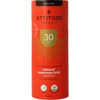 Attitude Sun care zonnebrandstick plastivrij SPF30 Attitude Sun care zonnebrandstick plastivrij SPF30