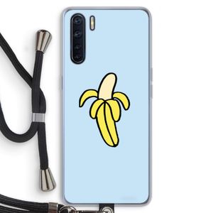 Banana: Oppo A91 Transparant Hoesje met koord