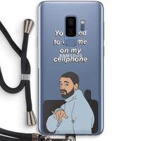 Hotline bling: Samsung Galaxy S9 Plus Transparant Hoesje met koord