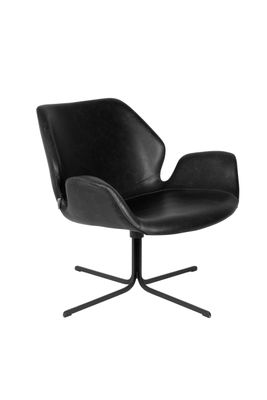 Zuiver Nikki fauteuil All Black