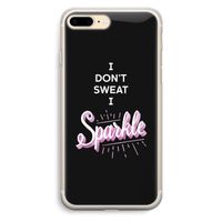 Sparkle quote: iPhone 7 Plus Transparant Hoesje