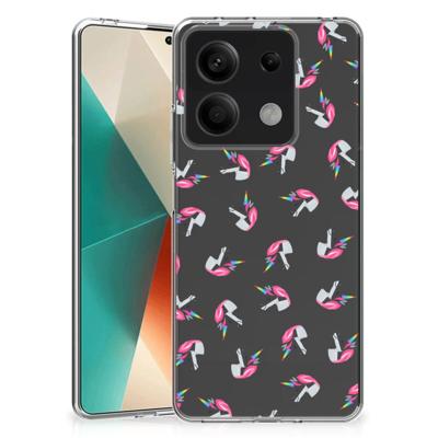 TPU bumper voor Xiaomi Redmi Note 13 5G Unicorns TPU bumper voor Xiaomi Redmi Note 13 5G Unicorns