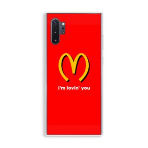 I'm lovin' you: Samsung Galaxy Note 10 Plus Transparant Hoesje
