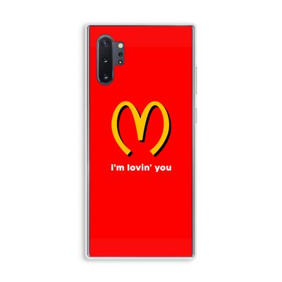 I'm lovin' you: Samsung Galaxy Note 10 Plus Transparant Hoesje