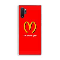 I'm lovin' you: Samsung Galaxy Note 10 Plus Transparant Hoesje