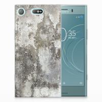 Sony Xperia XZ1 Compact | TPU | Siliconen hoesje | Beton Print