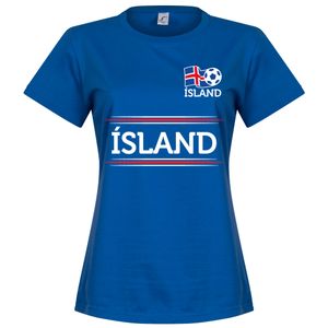 Ijsland Dames Team T-Shirt