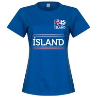 Ijsland Dames Team T-Shirt - thumbnail