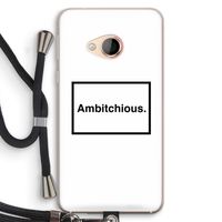Ambitchious: HTC U Play Transparant Hoesje met koord Ambitchious: HTC U Play Transparant Hoesje met koord