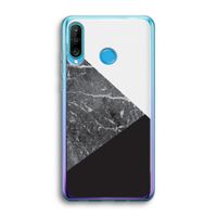 Combinatie marmer: Huawei P30 Lite Transparant Hoesje