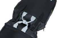 Basil Miles Double Bag waterdichte dubbele fietstas, unisex, sportief, zwart-limoen - thumbnail
