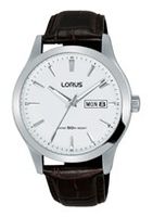 Horlogeband Lorus VX43-X097 / RXN29DX9 / RHG088X Leder Bruin 20mm - thumbnail