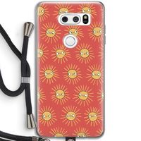 Zon: LG V30 Transparant Hoesje met koord