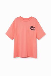 T-shirt met schedel - RED - 7/8