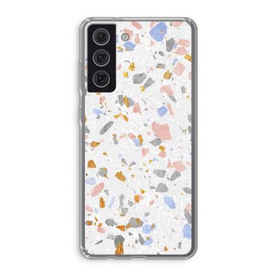 Terrazzo N°8: Samsung Galaxy S21 FE Transparant Hoesje