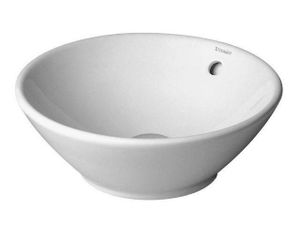 Duravit Bacino Opzetwastafel Met Wondergliss 42x42x17 cm Met Overloop Keramiek Wit