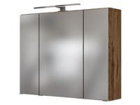 HELD Badkamer spiegelkast (wotan eik, 80 cm)