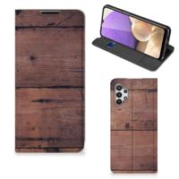 Samsung Galaxy A32 5G Book | Wallet Case | Old Wood