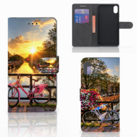 Apple iPhone Xs Max Flip Cover Amsterdamse Grachten